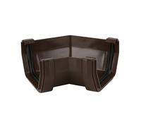 Brett Martin 135 Degree Gutter Angle Colour:: Brown 114mm Squarestyle 135 Gutter Angle