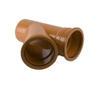 Brett Martin 160mm 45 Degree Branch (Double Socket) Brown
