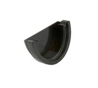 Brett Martin 170mm External Stop End Br097B Black Large Deep Style Guttering Down Pipes