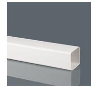 Brett Martin 65Mm Square Downpipe X 5.5M P/E Colour:: White 65mm Square Downpipe 5.5m Plain Ended