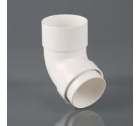 Brett Martin 68mm Round Downpipe 112 1/2 Top & Bottom Offset Downp 68mm Round Downpipe 112.5 Offset Bend