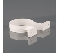 Brett Martin 68mm Round Downpipe Bracket Colour:: White 68mm Round Downpipe Bracket