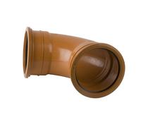 Brett Martin 87 1/2 Double Socket Bend 160mm Size:: 160mm 87 1/2 Double Socket Bend