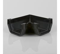 Brett Martin 90 Degree Angle for 114mm Squarestyle Gutter System Black BR058B