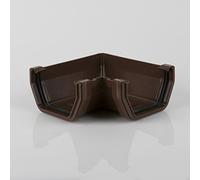 Brett Martin 90 Degree Angle for 114mm Squarestyle Gutter System Brown BR058BR