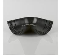 Brett Martin 90 Degree Gutter Angle Colour: Black 170mm Deepstyle 90 Gutter Angle