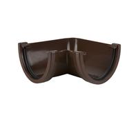 Brett Martin 90 Degree Gutter Angle Colour:: Brown 115mm Deepstyle 90 Gutter Angle