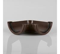 Brett Martin Angle 90 degree for 112mm Roundstyle half-round Gutter system BROWN BR048BR