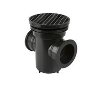 Brett Martin - Back Inlet Roddable Gull Back Inlet Roddable Gully 90 Outlet 110mm - Round Grid