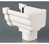 Brett Martin BR856RW 106mm Prostyle (Ogee) Gutter Right Hand Stopend Outlet BR856RW White. Will NOT FIT Marley Classic