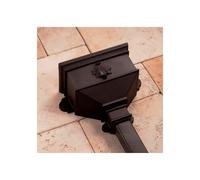 Brett Martin Cascade Cast Iron Style PVCuSmall Hopper with Leaf Cascade Cast Iron Style PVCuSmall Hopper with Leaf