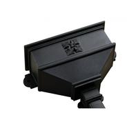 Brett Martin Cascade Long Hopper with Four leaf square cast iron effec Cascade Long Hopper with Four leaf square cast iron effect