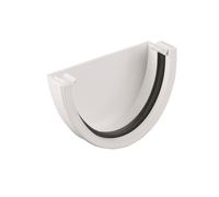 Brett Martin External Stopend Colour:: Artic White 115mm Deepstyle External Stopend