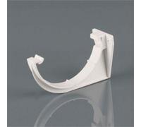 Brett Martin Half Round Fascia Bracket 112mm Arctic White Rainwater Gutter Drainage System Home Diy Downpipe Wall Holder Support