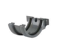 Brett Martin Joint/Union Bracket Colour:: Grey Roundstyle 112Mm Gutter Joint Bracket