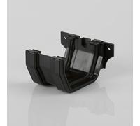 Brett Martin Joint/Union Bracket for 114mm Squarestyle Gutter System Black BR054B