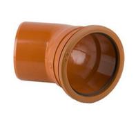 Brett Martin Single Socket Bend 160mm Round 45 Degree Angle Underground Drain Fitting Plumbing Drainage System Pipe Elbow