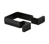 Brett Martin Square Downpipe Bracket 65mm Black Rainwater Guttering Drainage Waste Water System Home Diy Building Construction