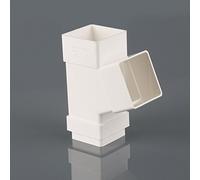 Brett Martin Squarestyle Downpipe 112.5 degree branch BR518W WHITE