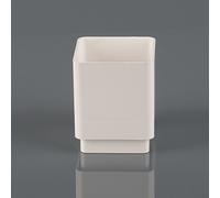 Brett Martin Squarestyle Downpipe CONNECTOR JOINER BR506W WHITE
