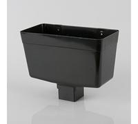 Brett Martin Squarestyle Downpipe Rainwater Head Hopper BR511B Black