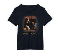 Brett Young - Across The Sheets T-Shirt, Women's Plus, Black, 1X