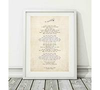 Brett Young - In Case You Didn't Know - Song Lyric Art Poster Print (UNFRAMED) - Sizes A4 (29.7 x 21cm) and A3 (42 x 29.7cm) (A4 Framed With Mount (WHITE))