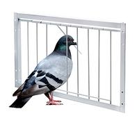 BREUAILY Bird Cage - Iron T-Trap Door Pigeon Entrance for Pet Bird Easy Installation - 15.7in (40cm)