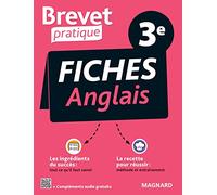 Brevet Pratique Fiches Anglais 3e Brevet 2026: L'essentiel pour réussir l'Anglais 3e en 35 fiches efficaces