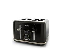 Breville Aura 4-Slice Toaster - Black One Colour