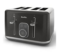 Breville Aura 4 Slice Toaster with High Lift & Wide Slots | Touch Control Panel | Shimmer Grey [VTR020]