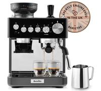 Breville Barista Sense Espresso Machine | Bean to Cup Coffee Maker with Integrated Coffee Grinder & Milk Frother | TempSense Steam Wand | 15 Bar Italian Pump | Black [VCF187]