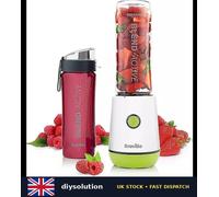 Breville Blend Active Blender 350W White Green 2x 600ml Bottles VBL246