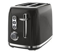 Breville Bold Black 2-Slice Toaster with High-Lift and Wide Slots | Black and Silver Chrome
