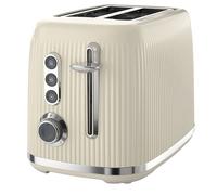 Breville Bold 2 Slice Toaster with High-Lift & Wide Slots | Cream & Silver Ch...