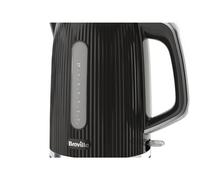 Breville Bold Electric 3kW Kettle 1.7L capacity Fast Boil Black Gloss & Silver Chrome - VKT221