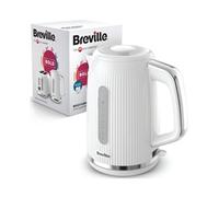 Bold White Electric Kettle | 1.7L | 3kW Fast Boil | White & Silver Chrome [VKT257]