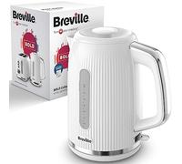 Breville Bold White Electric Kettle | 1.7L | 3kW Fast Boil | White & Silver Chrome [VKT257]