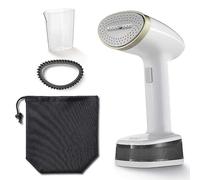 Breville CompactSteam Foldable Garment Steamer with Travel Bag - White & Gold White