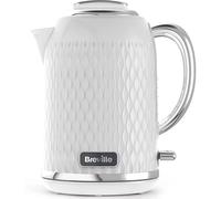 Breville Curve Electric Kettle | 1.7 Litre | 3KW Fast Boil | White & Chrome [VKT117]