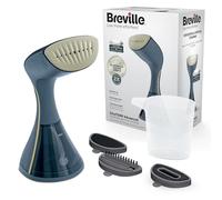 Breville EliteTEMP Advanced Handheld Garment Steamer | Horizontal & Vertical Clothes Steamer for Home & Travel | 2100W | Fast Heat Up | Blue & Gold | VIN448