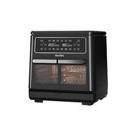 Breville Halo Flexi Air Fryer | Digital Dual Air Fryer Oven | 11L: Serves 10+ People | Fry, Bake, Grill, Roast & Reheat | 2400 W | Save £65 a Year on Energy Bills* | Black [VDF130]