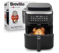 Breville Halo Steam Air Fryer | 7L Digital Air Fryer with SteamFry Technology | 50% More Energy Efficient | 1700W | Black [VDF133] | UK Plug