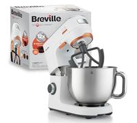 Breville HeatSoft Electric Stand Mixer | 1000W | Softens Butter for Better Results | 10 Speeds | 5.2L Stainless Steel Bowl | Includes Whisk, Beaters & Dough Hooks [VFM027]