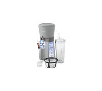 Breville Iced Coffee Maker | Single Serve Iced Coffee Machine Plus Coffee Cup with Straw | Ready in Under 4 Minutes | Grey [VCF155]