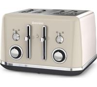 BREVILLE Mostra VTT930 4-Slice Toaster - Cream, Cream