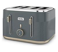 Breville Obliq VTT972 4-Slice Toaster - Grey