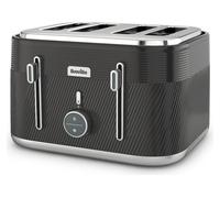 Breville Obliq VTT973 4-Slice Toaster - Black