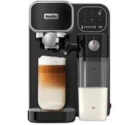 BREVILLE Prima Latte Luxe VCF166 Coffee Machine - Black & Silver, Black,Silver/Grey