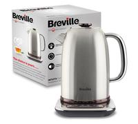 Breville Selecta Temperature Select Electric Kettle | 1.7L | 3kW Fast Boil | Digital Temperature Control | Brushed Stainless Steel